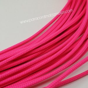 Paracord İp , Paracord Bileklik İpi Yerli Üretim Neon Pembe Renk 2 mm - Görsel 3