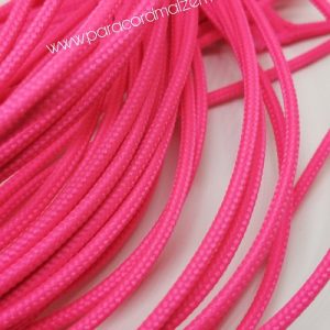 Paracord İp , Paracord Bileklik İpi Yerli Üretim Neon Pembe Renk 2 mm - Görsel 2