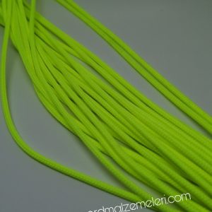 Paracord İp , Paracord Bileklik İpi Yerli Üretim Neon Sarı Renk 2 mm - Görsel 2