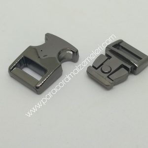 Paracord Bileklik Toka Klips Nikel Siyah Renk - Görsel 6