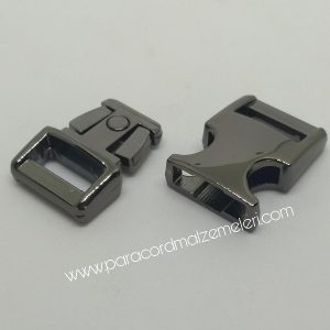 Paracord Bileklik Toka Klips Nikel Siyah Renk - Görsel 5