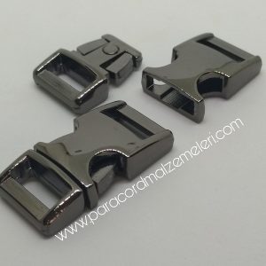 Paracord Bileklik Toka Klips Nikel Siyah Renk - Görsel 4