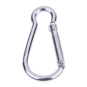 Paracord Aksesuar Karabina Gümüş Renk - Görsel 1