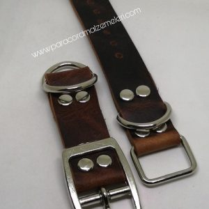 Paracord Pet Tasma Ara Aparatı Deri Toka Set Taba Renk X Large Boy - Görsel 1