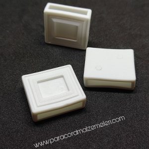 Pet Tasma Kauçuk Aparatı Beyaz Renk 20 mm - Görsel 2