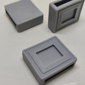 Pet Tasma Kauçuk Aparatı Gri Renk 20 mm - Görsel 2