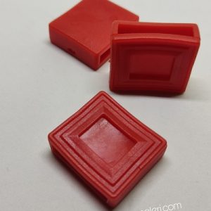 Pet Tasma Kauçuk Aparatı Kırmızı Renk 20 mm - Görsel 2