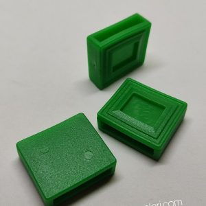 Pet Tasma Kauçuk Aparatı Yeşil Renk  20 mm - Görsel 2