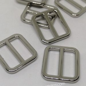 Pet Tasma ve Çanta Kordon Ayarlama Aparatı Gümüş Renk 20 mm - Görsel 3