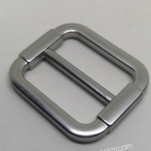 Pet Tasma ve Çanta Kordon Ayarlama Aparatı Gümüş Renk 25 mm - Görsel 3