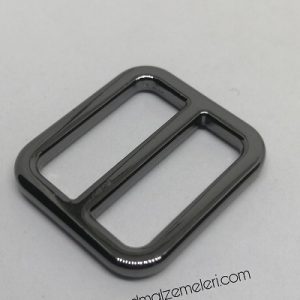 Pet Tasma ve Çanta Kordon Ayarlama Aparatı Nikel Siyah Renk 20 mm - Görsel 3