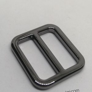 Pet Tasma ve Çanta Kordon Ayarlama Aparatı Nikel Siyah Renk 20 mm - Görsel 1