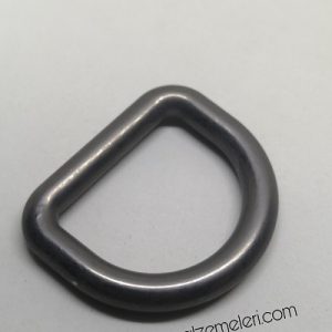 Pet Tasma ve Çanta Kordon D Halka Nikel Siyah Renk 25 mm - Görsel 3
