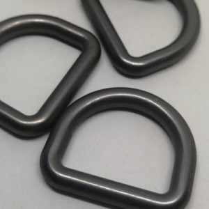 Pet Tasma ve Çanta Kordon D Halka Nikel Siyah Renk 25 mm - Görsel 4