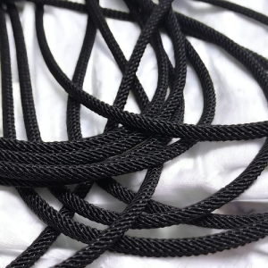 Milano İplik Siyah Renk 3 mm - Görsel 1