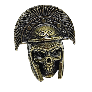 Paracord Aksesuar Boncuk Roman Skull Model A - Görsel 2