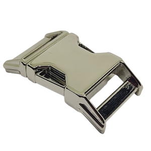 Paracord Pet Tasma Set Klips Parlak Gümüş Renk 20 mm - Görsel 2