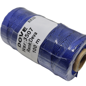 Paracord İp , Dove Marka Micro Cord İp 0,8 mm Mavi Renk - Görsel 1