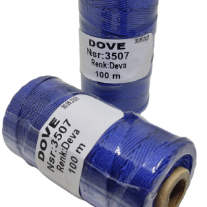 Paracord İp , Dove Marka Micro Cord İp 0,8 mm Mavi Renk - Görsel 2