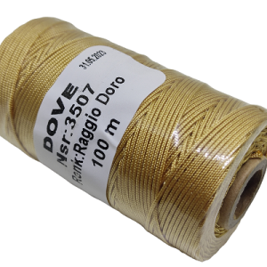 Paracord İp , Dove Marka Micro Cord İp 0,8 mm Açık Gold  Renk - Görsel 1