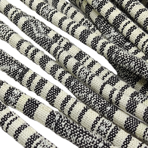 Bileklik ve Boyun Askı Kordon İpi Beyaz Gri Renk  - Görsel 2