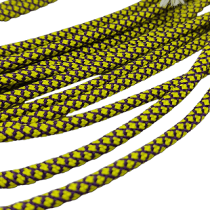 4 mm Paracord İp Kristal Desen Sarı Siyah Renk - Görsel 1