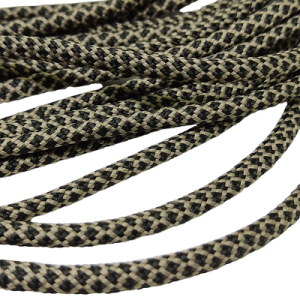 4 mm Paracord İp Kristal Desen Haki Yeşil Siyah Renk   - Görsel 2