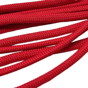 4 mm Paracord İp Kristal Desen Kırmızı Renk   - Görsel 1