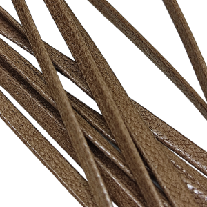 Paracord Bileklik İpi Yassı Mumlu İp Taba Renk 4 mm - Görsel 1