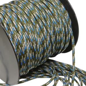 2 mm Paracord İp 01 Ebruli Desen 45 Metre Makara Sargı - Görsel 1