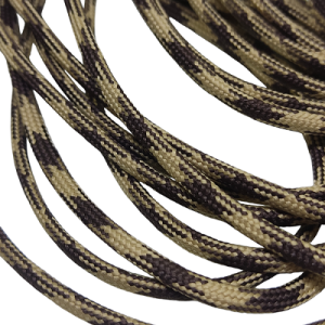 4 mm Paracord İp Kahve Bej Çapraz Renk   - Görsel 1