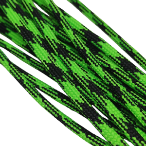 4 mm Paracord İp Neon Yeşil Siyah Renk - Görsel 2