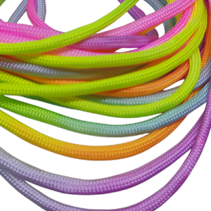 Paracord 550 İp, Paracord Paraşüt Bileklik İpi Gökkuşağı Renk Soft  - Görsel 3