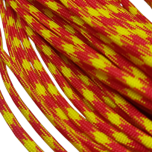 4 mm Paracord İp Taraftar  Sarı Kımızı  Renk   - Görsel 3