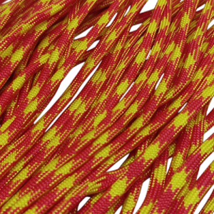 4 mm Paracord İp Taraftar  Sarı Kımızı  Renk   - Görsel 2