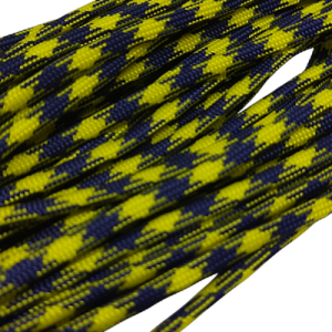 4 mm Paracord İp Taraftar  Sarı Lacivert  Renk   - Görsel 1