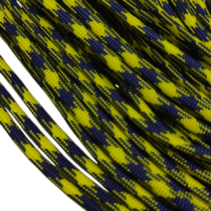 4 mm Paracord İp Taraftar  Sarı Lacivert  Renk   - Görsel 2