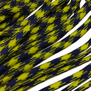 4 mm Paracord İp Taraftar  Sarı Lacivert  Renk   - Görsel 3