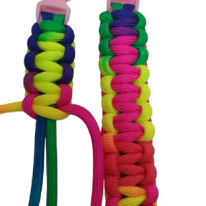 Paracord 550 İp, Paracord Paraşüt Bileklik İpi Gökkuşağı Renk Soft  - Görsel 4