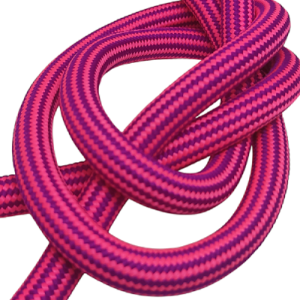 Paracord İp 9 mm Nokta Desen Fuşya Mor Renk - Görsel 1