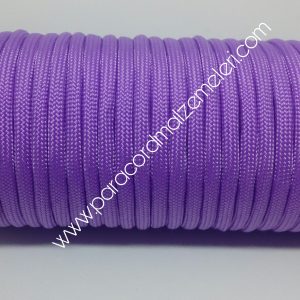 Paracord İp , Paracord 550 lb Paraşüt Bileklik İpi Açık Mor Renk - Görsel 1