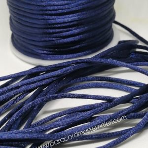 Floş ip ( Sıçan Kuyruğu )  2 mm Açık Lacivert Renk - Görsel 2