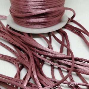 Floş ip ( Sıçan Kuyruğu )  2 mm Gül Kurusu Renk - Görsel 2