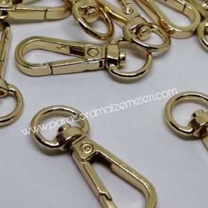 Paracod Anahtarlık Ve Kolye Bağlantı Aparatı Model C Gold Renk - Görsel 1