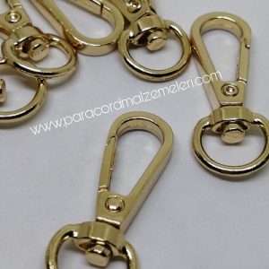 Paracod Anahtarlık Ve Kolye Bağlantı Aparatı Model C Gold Renk - Görsel 2