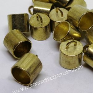 Paracord Aksesuar Kapama Boncuk 12 mm Gold Renk - Görsel 2