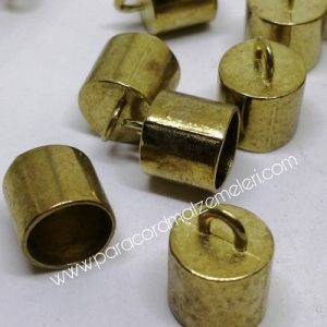 Paracord Aksesuar Kapama Boncuk 12 mm Gold Renk - Görsel 1