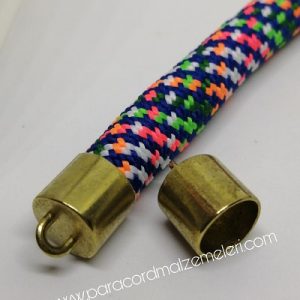 Paracord Aksesuar Kapama Boncuk 12 mm Gold Renk - Görsel 3