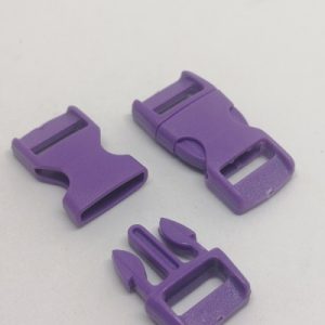 Paracord Bileklik Mor Toka Klips Yarım Kavisli Model Küçük Boy - Görsel 5