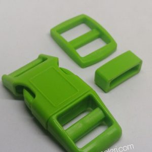 Paracord Pet Tasma ve Çanta Klips Model Fıstık Yeşil Renk 15 mm - Görsel 3